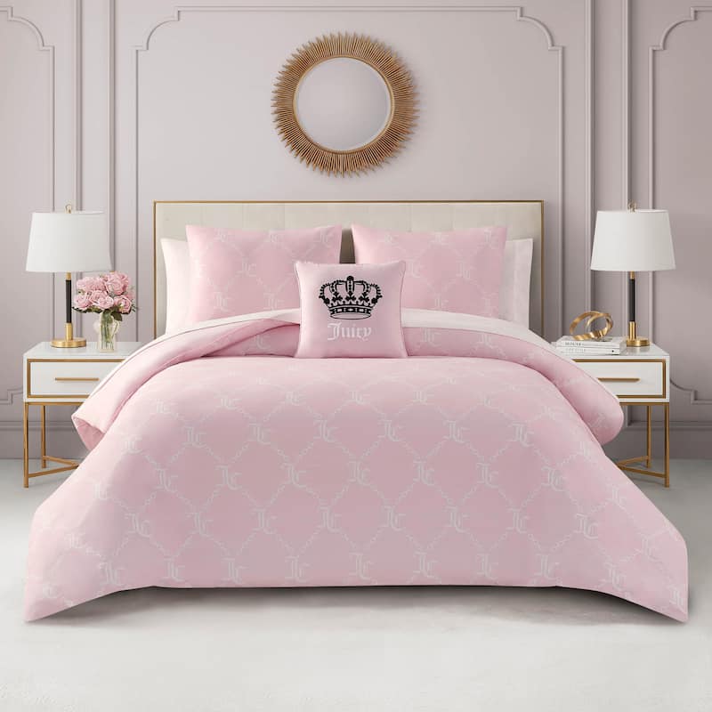 Juicy Couture Link Printed Bed-in-a-Bag Comforter Set