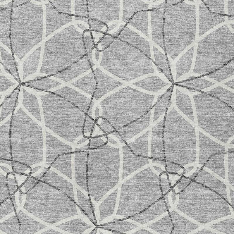 HomeRoots Geometric Modern Rectangle Outdoor Rug