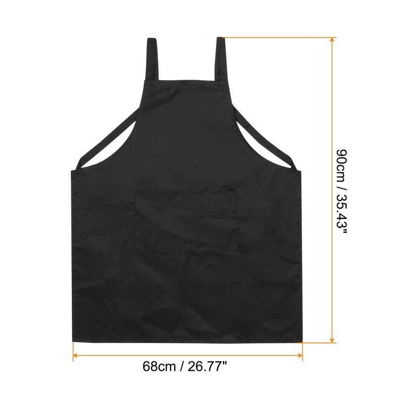 H Style Apron Kitchen Cooking Aprons Artist Painting Apron - Black