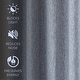 preview thumbnail 51 of 90, Linen Texture 100% Blackout Grommet Curtain Pair(2 panels)