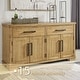 preview thumbnail 5 of 17, Signature Design by Ashley Havonplane Brown Dining Server - 65.88"W x 19"D x 36.13"H