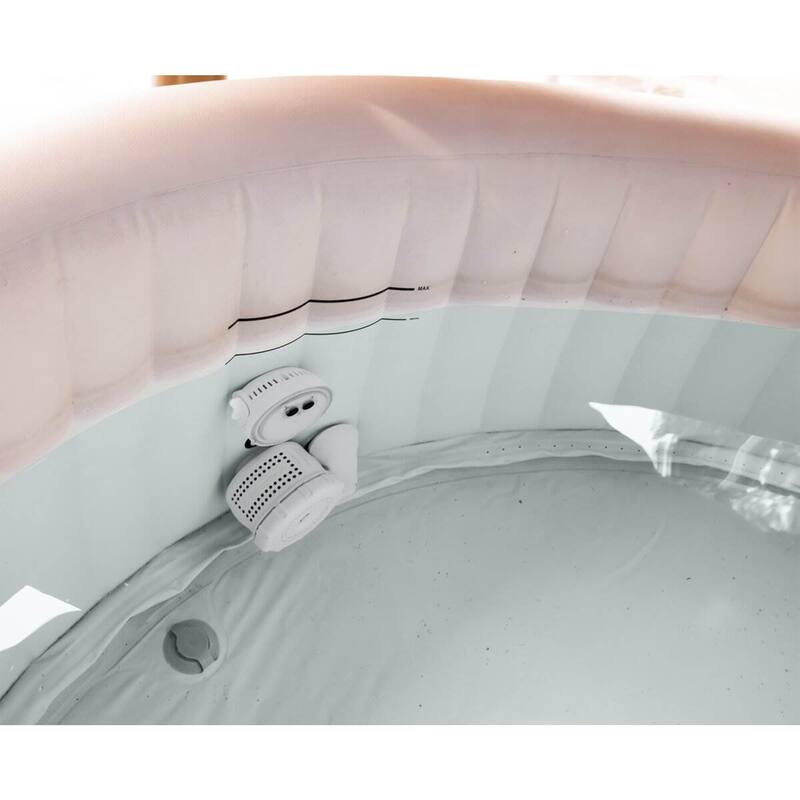 Intex Seat For Inflatable PureSpa Hot Tub + Battery LED Light For Bubble Spa - 9
