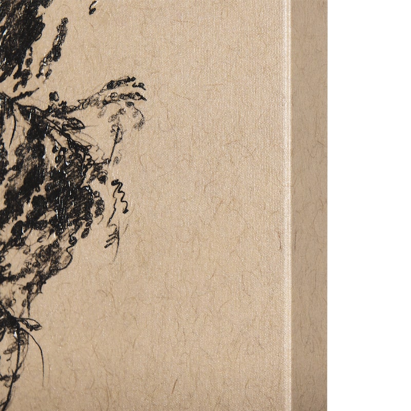 Tree Drawing II (45 x 60) Canvas Art Print