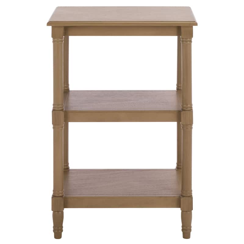 SAFAVIEH Elmira 3-Shelf Accent Table - 19.8" W x 15" L x 30" H - 20"W x 15"D x 30"H