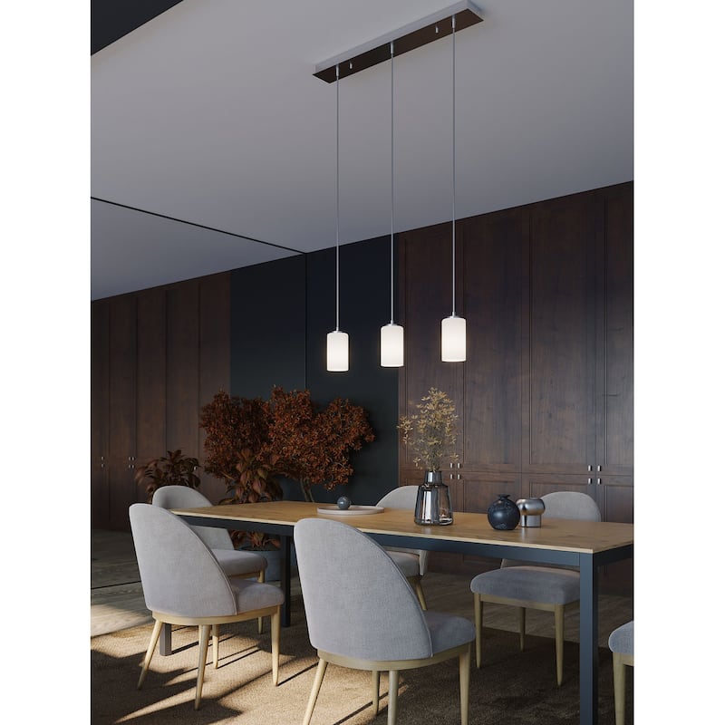AFX LEOP0412MBLNR3 Leo 3 Light 36" Wide Multi Light Pendant
