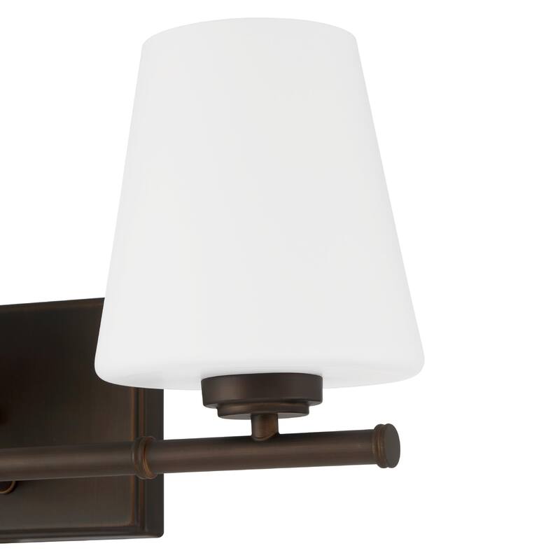 Hunter Fauna Grove 3-Light Bathroom Vanity Light - Modern, Transitional