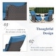 preview thumbnail 6 of 4, Outdoor Recliner Rocking Chairs with Soft Removable Cushions and Footrests - One Chair