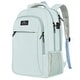 preview thumbnail 1 of 12, Travel Laptop Backpack, Lightweight Anti Theft School Bookbag for Girls Boys and Students with USB Charging Port Light Blue