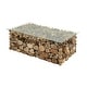 preview thumbnail 19 of 63, Brown Driftwood Handmade Collage and Pedestal Base Coffee Table with Tempered Glass Top - 48" round x 16"