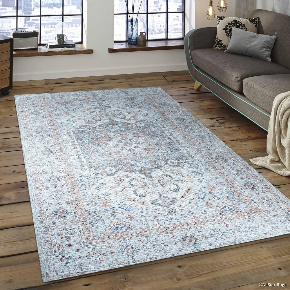 Ivory Classic Traditional Oriental Design Area Rug - Elegant and Timeless Design