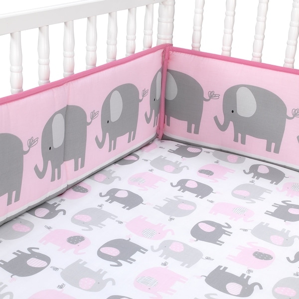 4 piece crib bumper