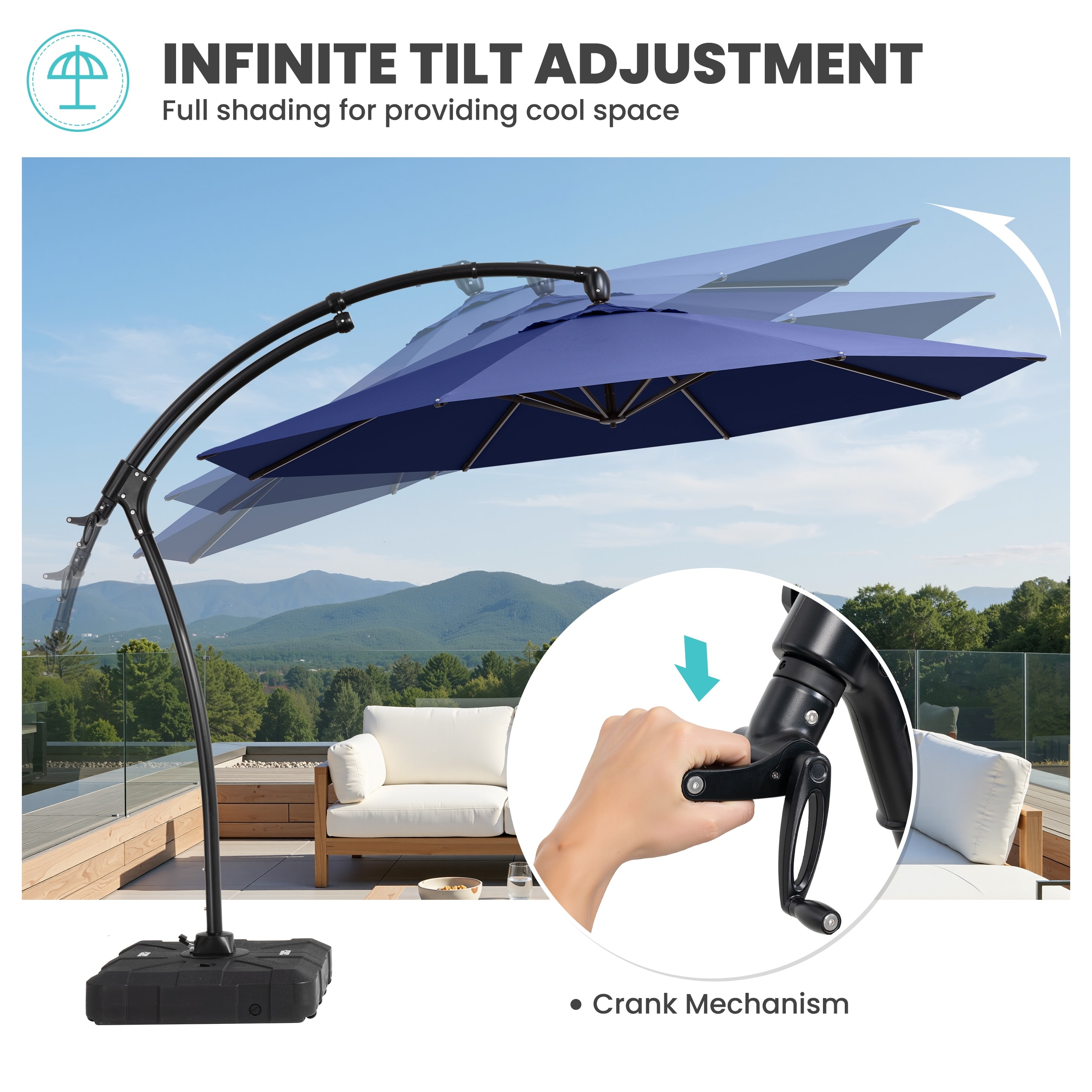 lowest price patio umbrella Blissun 9' Outdoor Umbrella, Outdoor Table Umbrella, Yard Umbrella, Market with 8 Sturdy Ribs, Push Button Tilt and Crank (Tan) : Patio, Lawn & Garden Brand new carlsberg parasol Size:46 - Low Step 21-07-23 Adjustable easy