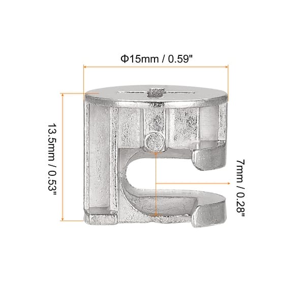 Cam Lock Nut for Furniture, 36pcs 15x13.5mm Joint Connector Locking
