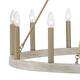 Acroma 12 Light 40 In Modern Farmhouse Wagon Wheel Chandelier-UL