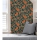 preview thumbnail 5 of 5, Pip & Lo Teal Clementine Garden Peel & Stick Wallpaper