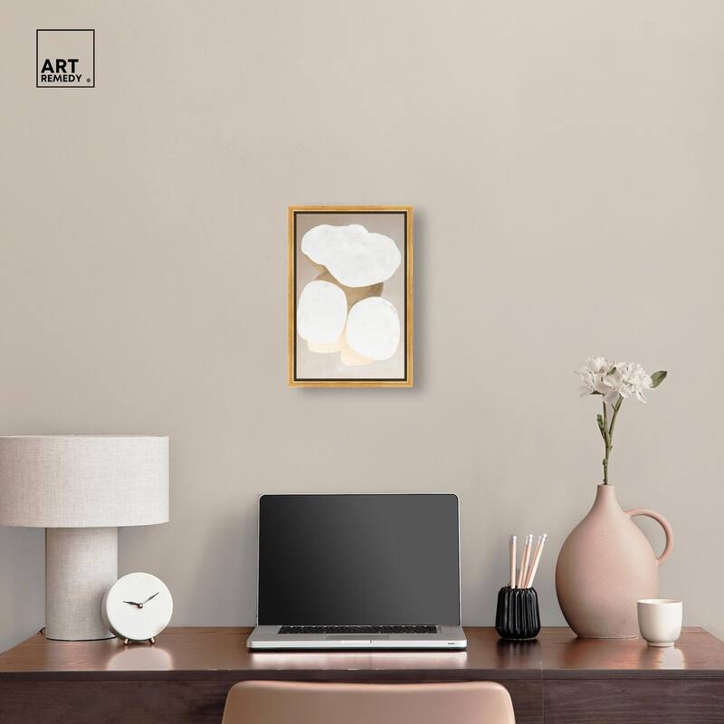 Stacked Stones II Canvas by Art Remedy