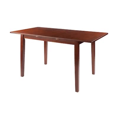 Winsome Darren Dining Table with Extension Top - Walnut - 56.93"W x 31.5"D x 29.29"H