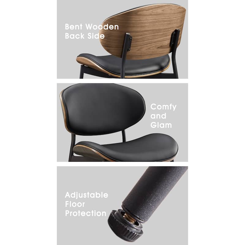 Art Leon Mid-century Modern Dining Chairs (Set of 2)