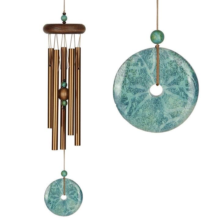 Woodstock Turquoise Wind Chime - Turquoise - Small