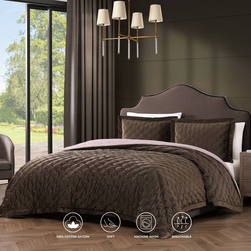 Bebejan 3 Piece Velvet Comforter Set