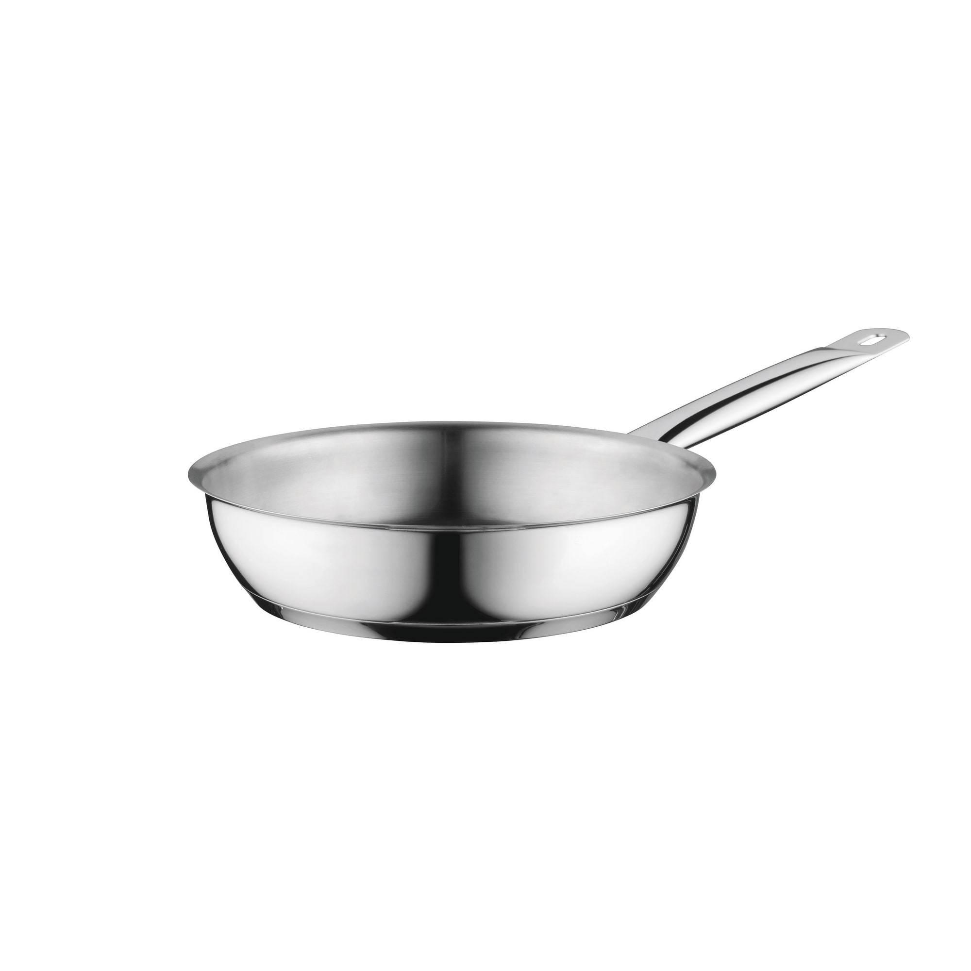 BergHOFF Professional Stainless Steel 10/18 Tri-Ply 4qt Stock Pot with SS Lid, 8 inch, Silver