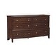 preview thumbnail 2 of 6, Bedroom Furniture Dark Cherry Finish Wooden Furniture