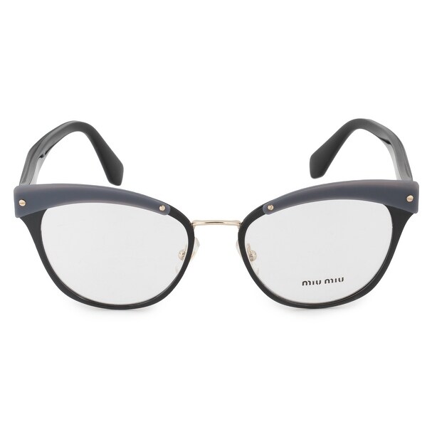 Shop Miu Miu Mu 54qv 1ab1o1 50 Cat Eye Eyeglasses Frames 50mm X