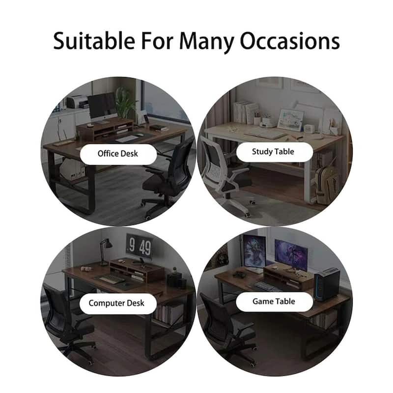 Modern Rectangle Premium Multi-Functional Computer Desk