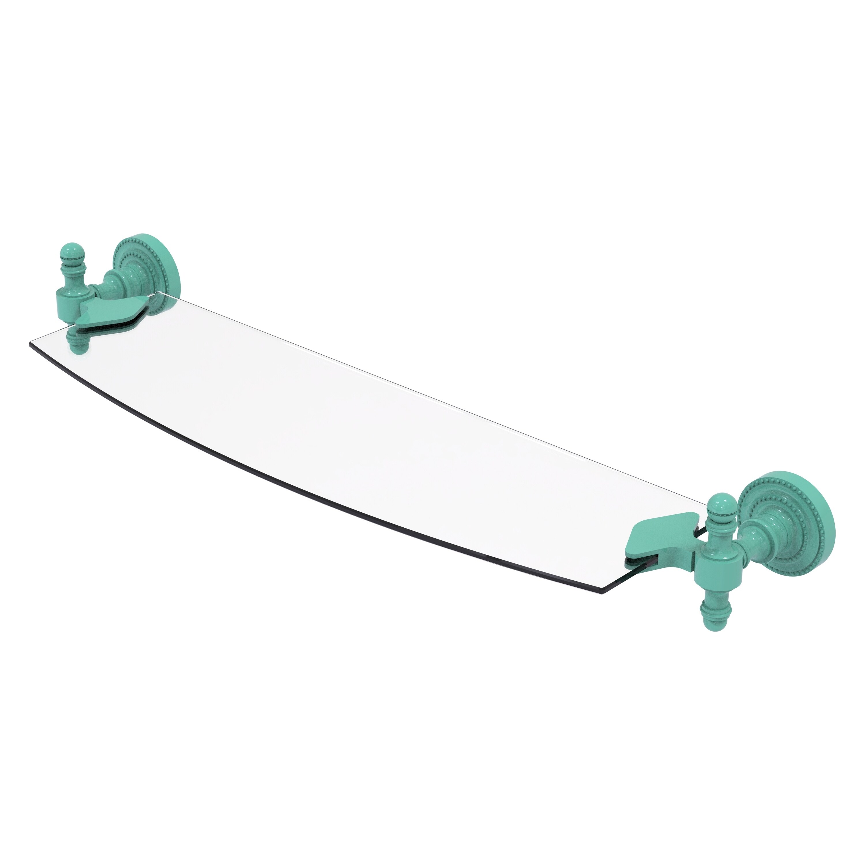 Allied Brass Retro Dot 18 Inch Glass Shelf