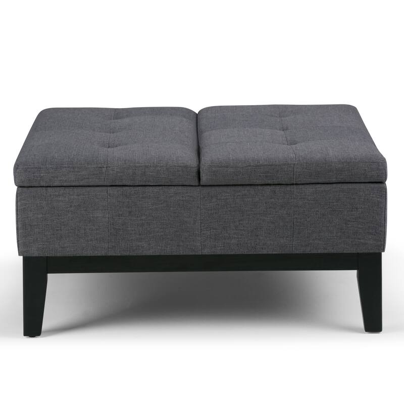 WYNDENHALL Lancaster 36-in. Wide Contemporary Square Table Ottoman