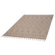 preview thumbnail 2 of 5, LOOM & LUXE Collection Mocha/Geometric Indoor/Outdoor Area Rug