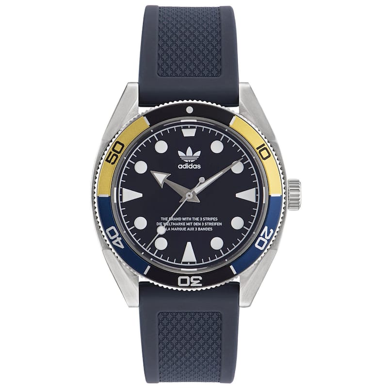 Adidas Men's Originals Fashion Edition Two Navy blue Dial Watch - AOFH23006 - Navy blue - One Size