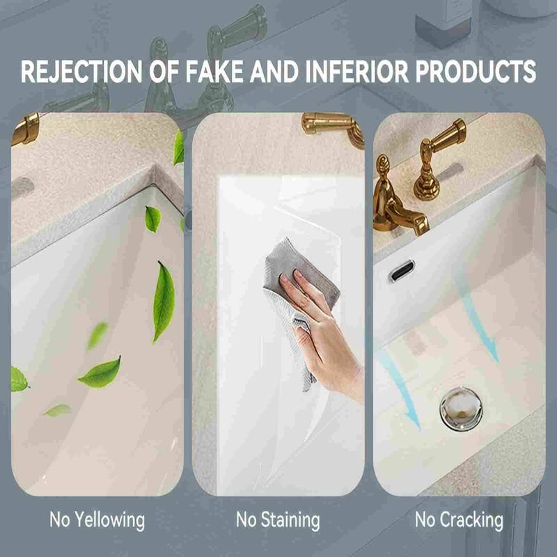 HOROW 23.63 in. White Ceramic Rectangular Undermount Sink with Overflow Drain