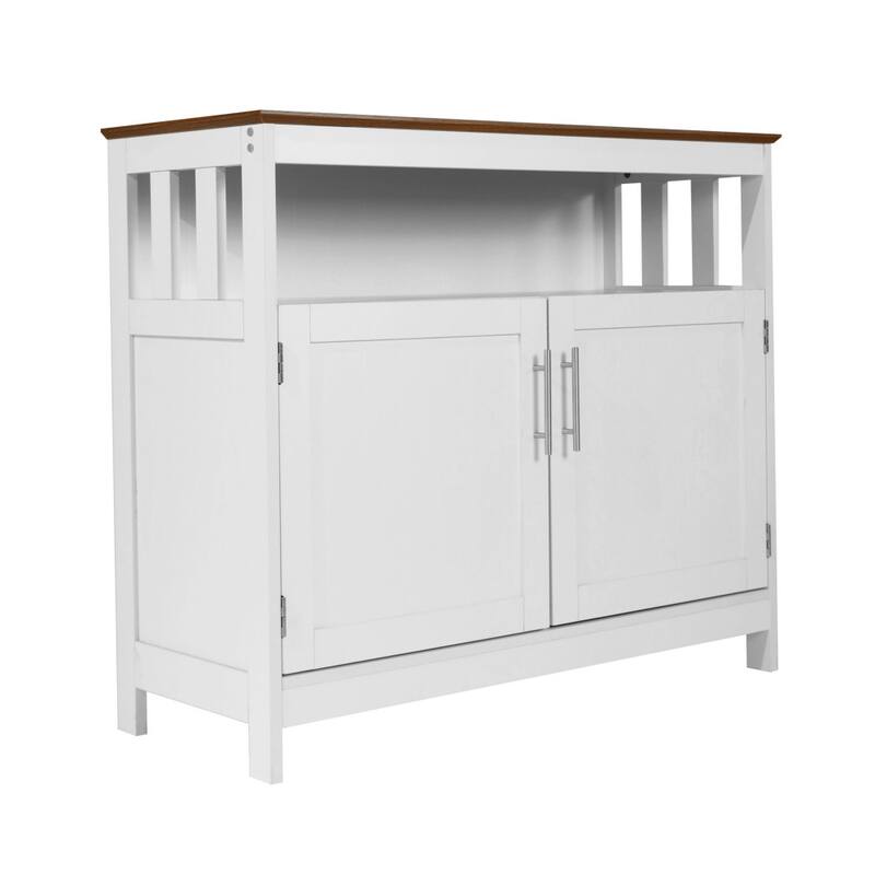 Traditional Sideboard and Buffet with Open and Closed Storage