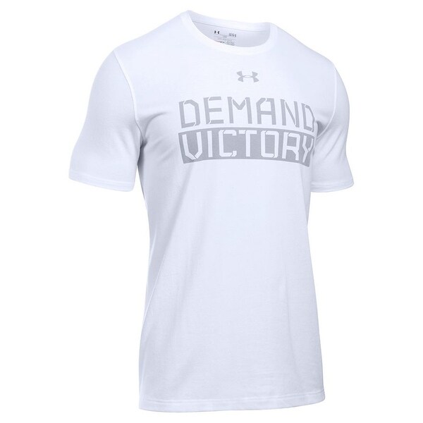 mens white under armour t shirt