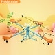 preview thumbnail 8 of 6, Outdoor Kids Spinning Seesaw, Backyard Sit and Rotation Teeter Totter - Multicolor