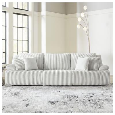 Signature Design by Ashley Top Tier 3-Piece Reclining Sectional Sofa - 128"W x 40"D x 41"H