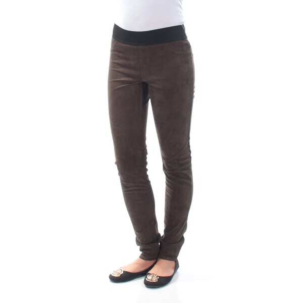 faux suede skinny pants