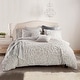 preview thumbnail 1 of 10, Peri Home Chenille Rose Comforter Set Grey - Full - Queen