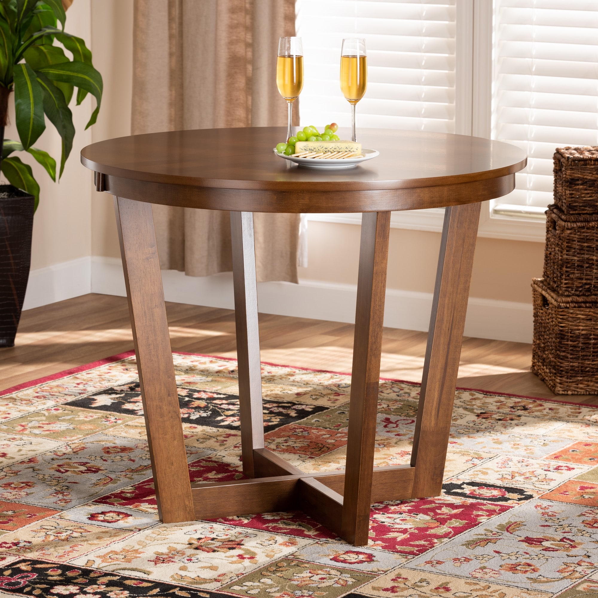 Shop Alayna Modern And Contemporary 35 Inch Wide Round Dining