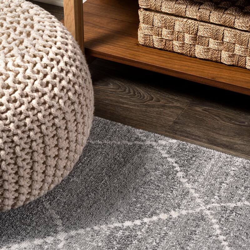 JONATHAN Y Ifrane Moroccan Modern Diamond Area Rug