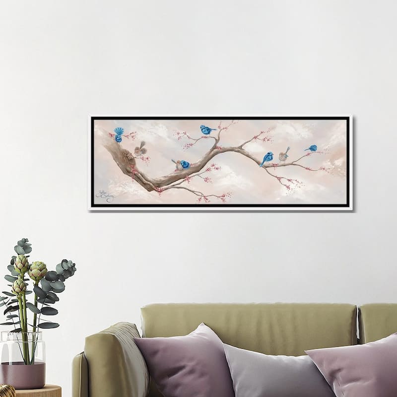 iCanvas "Fairy Wren, Ventures" by Isabella Karolewicz Framed