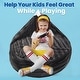 preview thumbnail 12 of 47, Cheer Collection Faux Fur Bean Bag and Stuffed Animal Storage Case