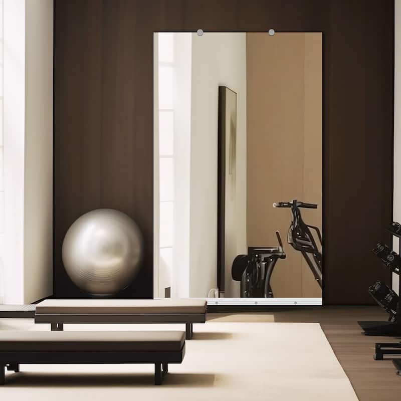 Wall Mirror Home Gym Mirror Dance Studio Mirror Tempered Glass Mirror - 72X46