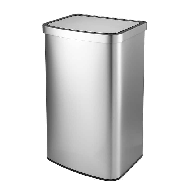 Innovaze 15.6 Gal./60 Liter Stainless Steel Motion Sensor Trash Can for Kitchen