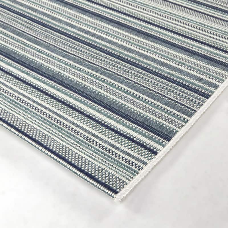 Huxley Striped Patio Indoor/Outdoor Area Rug