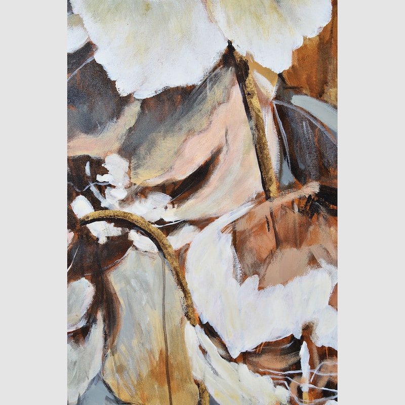 Renwil Fleurimont 45" Wide Canvas Art, Beige