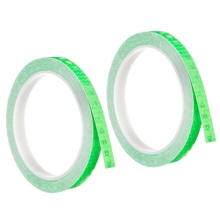 Reflective Tape, 2 Roll 26 Ft x 0.4-inch Safety Tape Reflector, Green ...