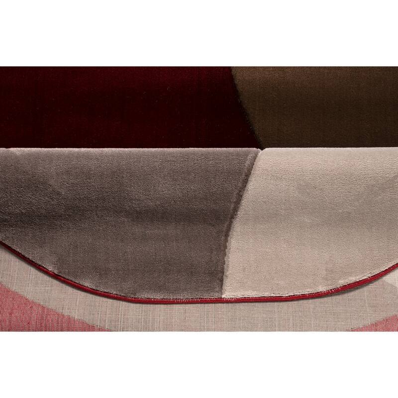 Rhodes Collection Abstract Circle Area Rug