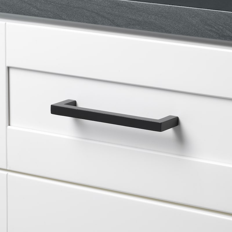 GlideRite 5-Pack 6-5/16 in. Center Solid Square Bar Pull